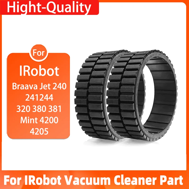 Сменные Резиновые шины премиум-класса для iRobot Braava Jet 240 241 244 320 380 381 и Mint 4200 4205 Простая Установка
