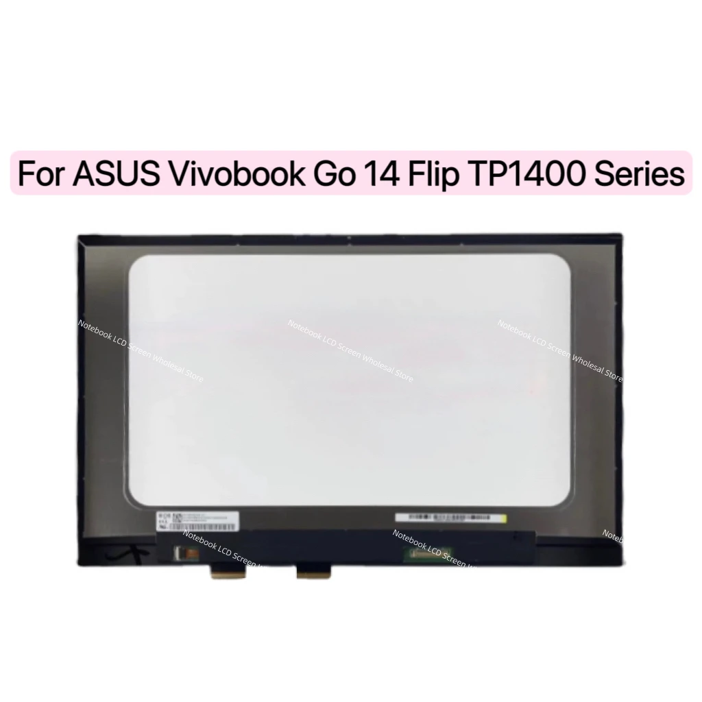 Для ASUS Vivobook Go 14 Flip TP1400 TP1401K TP1400KA TP1400K Матрица Панели Ноутбука LCD Touch Замена Полной Сборки