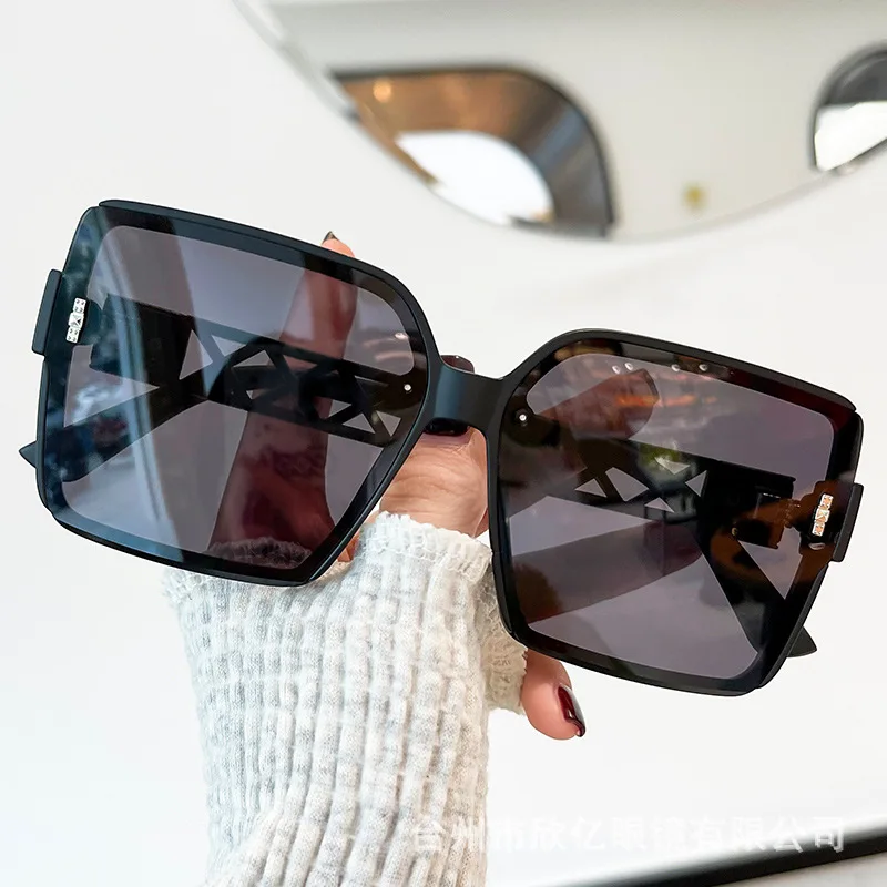 Новые Модные Квадратные солнцезащитные очки без оправы Для женщин, Брендовые Дизайнерские солнцезащитные очки винтажных оттенков, Женские Розовые очки UV400 Gafas De Sol