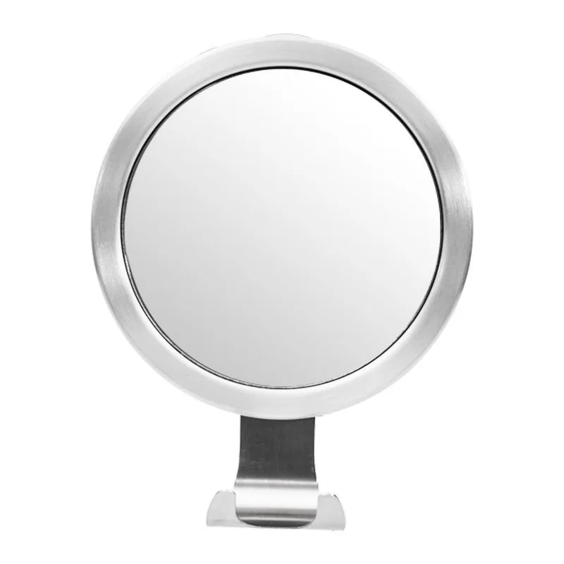 Зеркало для переодевания с защитой от запотевания, настенное, без перфорации, мощная присоска, зеркала для ванны и душа с крючком из нержавеющей стали