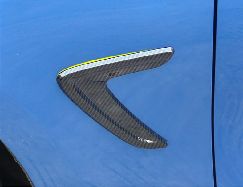 eOsuns Накладка на боковое вентиляционное отверстие автомобиля Наклейка на крыло для BMW 3 серии 320li 330i
