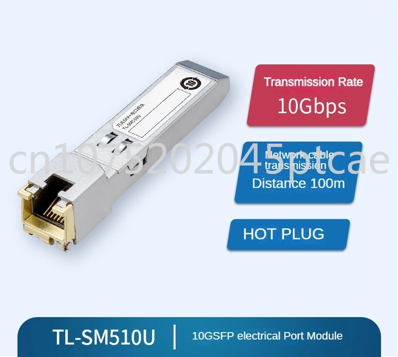 TL-SM510U 10-Гигабитный SFP + Модуль Электрического порта 10G 2.5G Коммутатор Оптического Порта Сервера К сетевому порту RJ45
