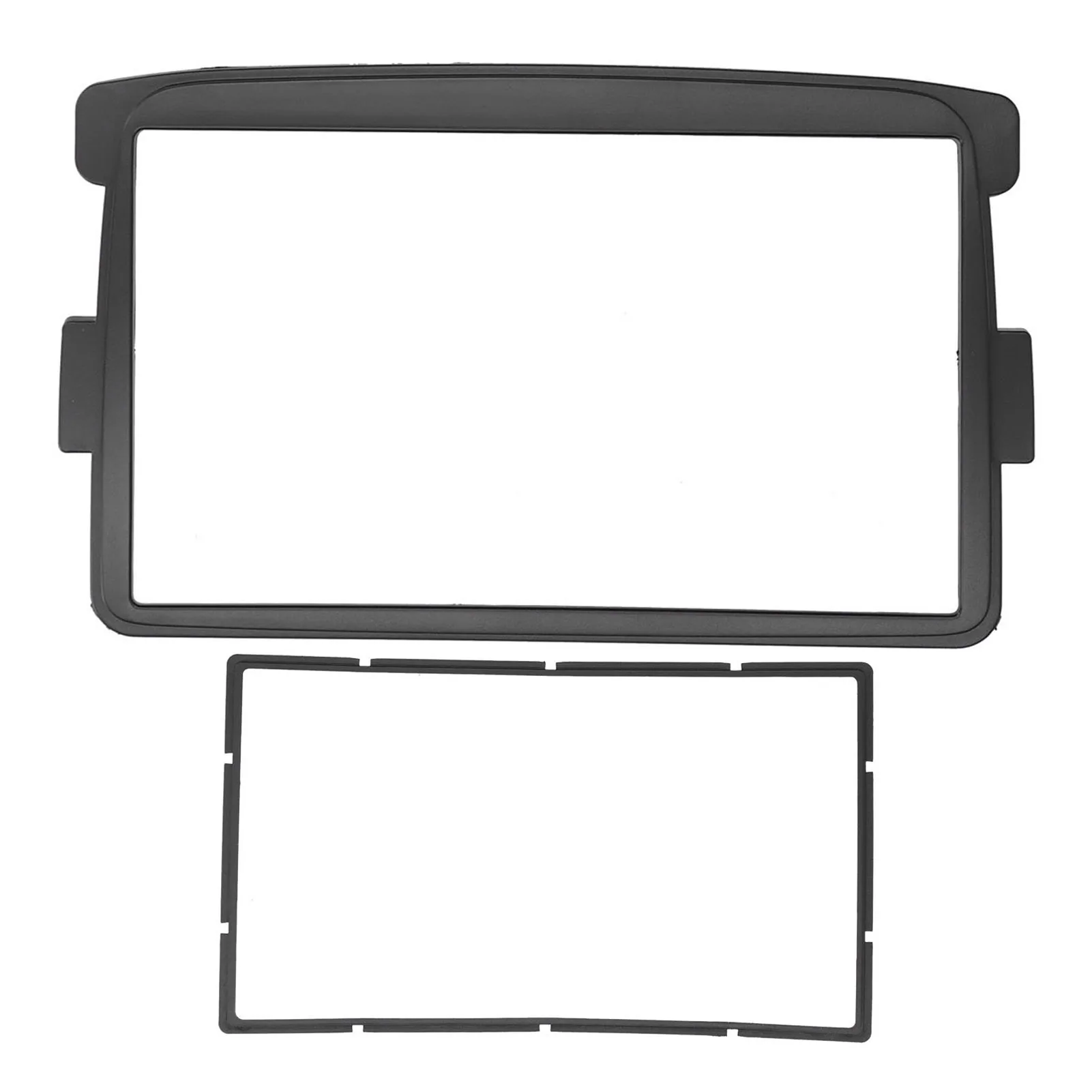 Отделка навигационной панели Комплект стереофонических панелей Комплект приборной панели автомобиля Черная рамка для Renault Duster 2012-2014