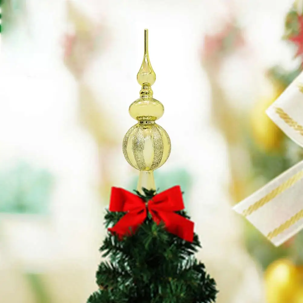 Праздничный декор для елки, Рождественская елка, сверкающий Рождественский елочный топпер, блестящее украшение для праздничной вечеринки, Противоскользящий декор