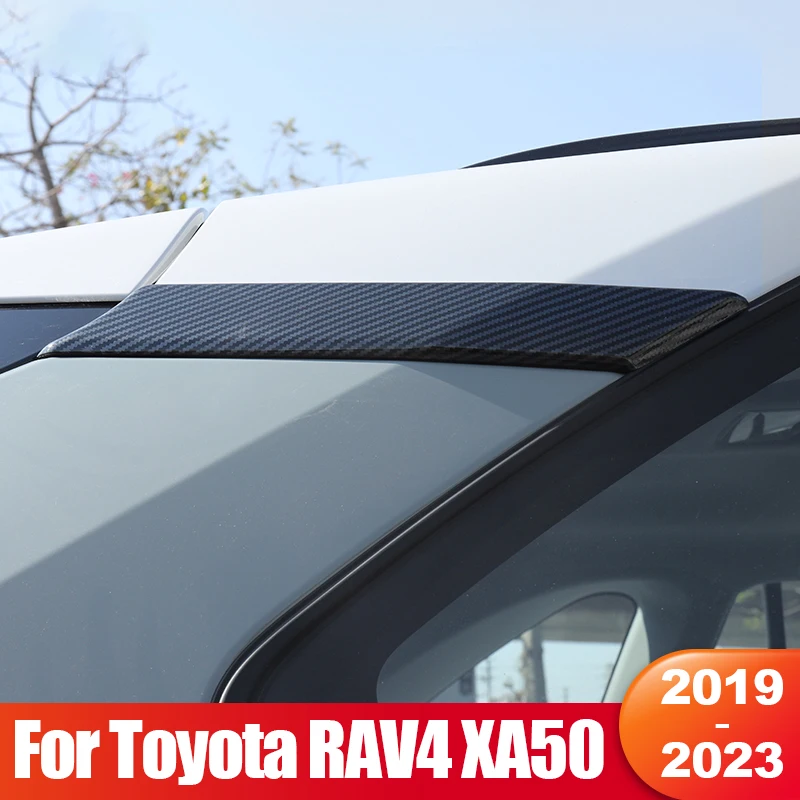 Для Toyota RAV4 XA50 2019 2020 2021 2022 2023 RAV 4 Гибридный Автомобиль С Накладкой На Заднее Стекло C Стойки Внешние Аксессуары