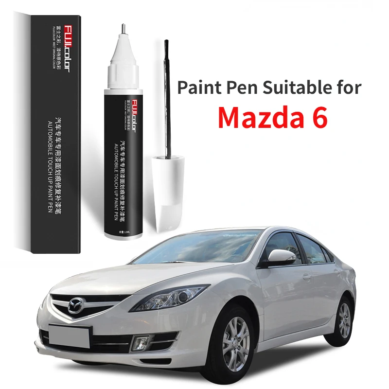Малярная ручка Подходит для модификации Mazda 6 Аксессуары Специальный фиксатор красной краски Жемчужно-белый, черный, как полярная ночь, оригинальный автомобиль