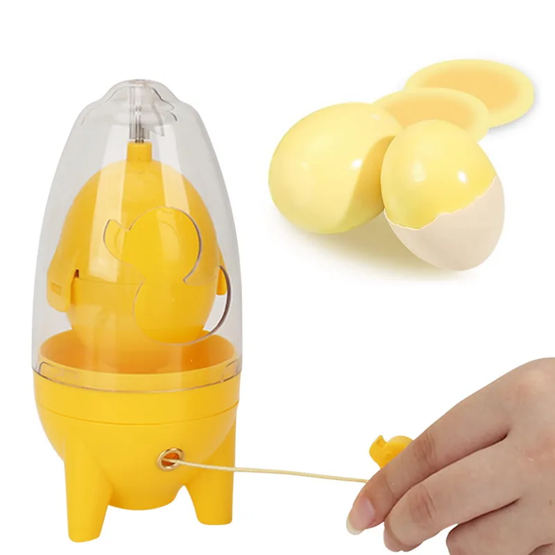 Скремблер для яиц Ручной Миксер-шейкер для яиц из пищевого силикона, Вертушка для яиц Ручной инструмент В скорлупе, Вертушка для яиц вкрутую