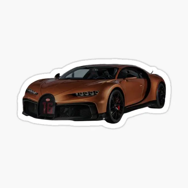 Bugatti Chiron 5ШТ Автомобильных наклеек для забавных аниме Бутылок с водой, детского бампера, домашнего декора окон, холодильника, багажа, мотоциклетной комнаты