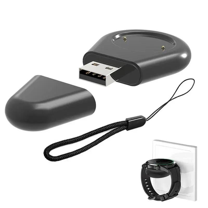 AmazfitWatch USB Зарядное Устройство Док-Станция Для AmazfitGTR4 GTS3 4 GTR3 Pro T rex2 Ultra Smart Watch Беспроводное Портативное Зарядное Устройство Аксессуары