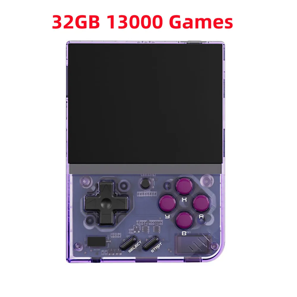 Mini Plus 32GB 13000 Игр Ретро Портативная Игровая Консоль для PS1 MD MAME GB FC WSC 3,5 дюймовый IPS Экран OCA Портативная Система Linux