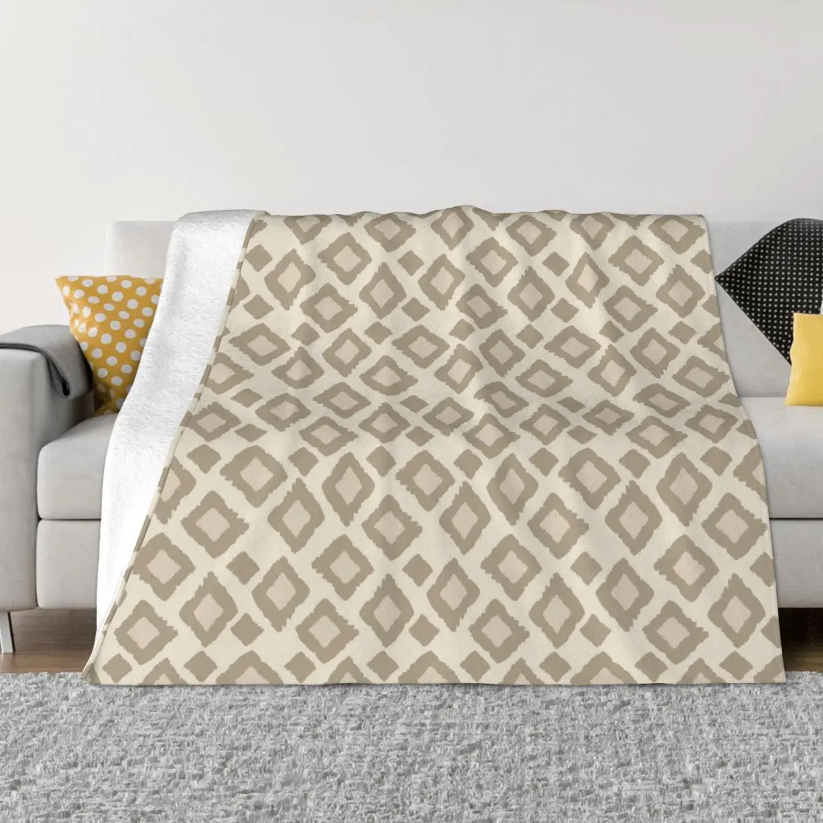 Этническое одеяло в богемном стиле, Фланелевое украшение, Дышащее Ультрамягкое покрывало для домашнего дивана, покрывало на кровать