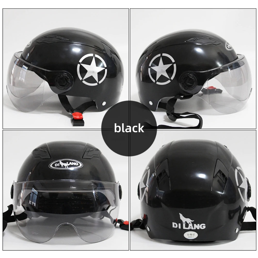 Шлем аккумулятор для электромобиля мотоциклетный шлем летний солнцезащитный крем для мужчин и женщин универсальная симпатичная каска