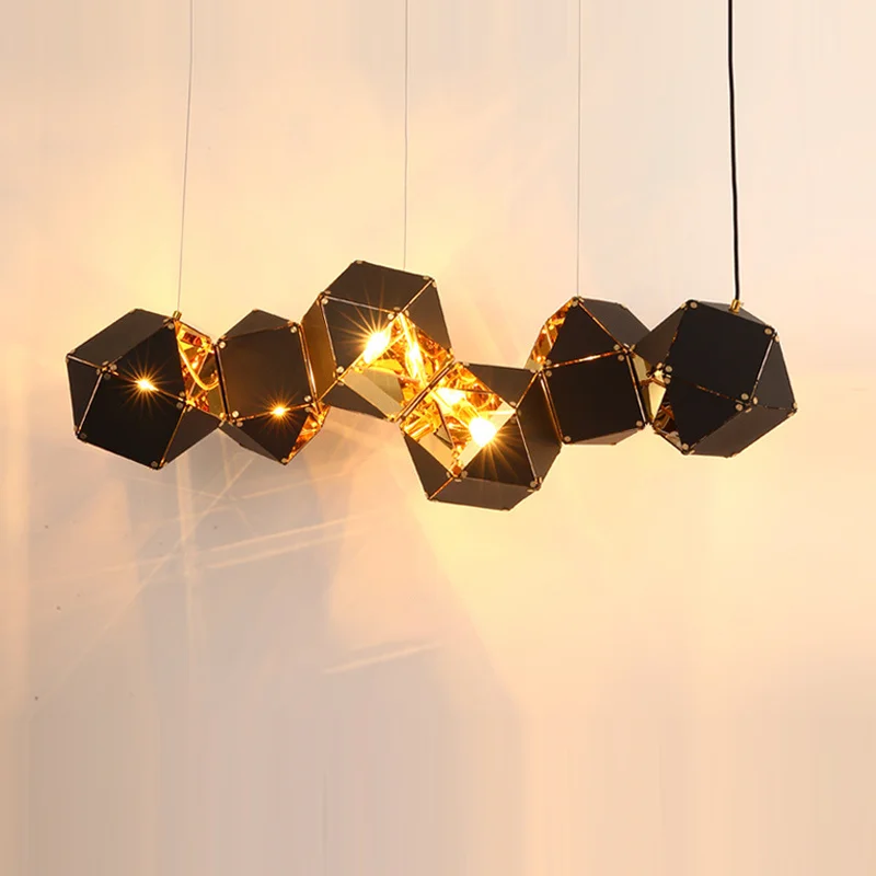Художественная светодиодная люстра, подвесной светильник, потолочный светильник, Постмодернистский Роскошный Промышленный металл, E27 Luminarias, декор для гостиной