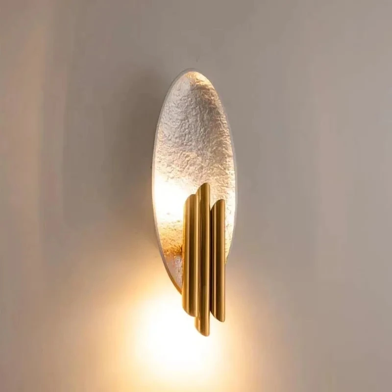 Скандинавский простой роскошный настенный светильник для гостиной, постмодернистский креативный прикроватный настенный светильник для коридора и лестницы