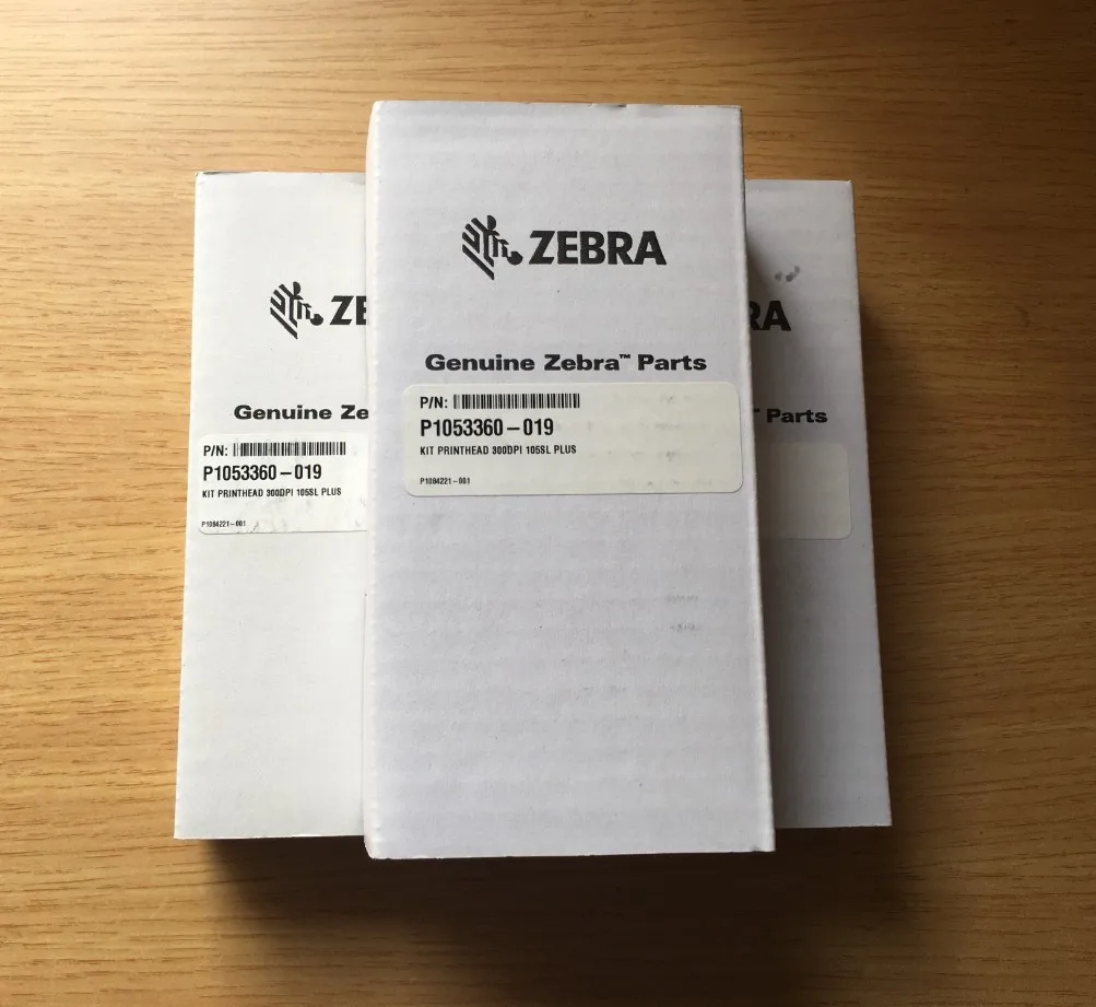 Новая оригинальная печатающая головка для термопечатающей головки Zebra 105SL Plus с разрешением 300 точек на дюйм P /N: P1053360-019
