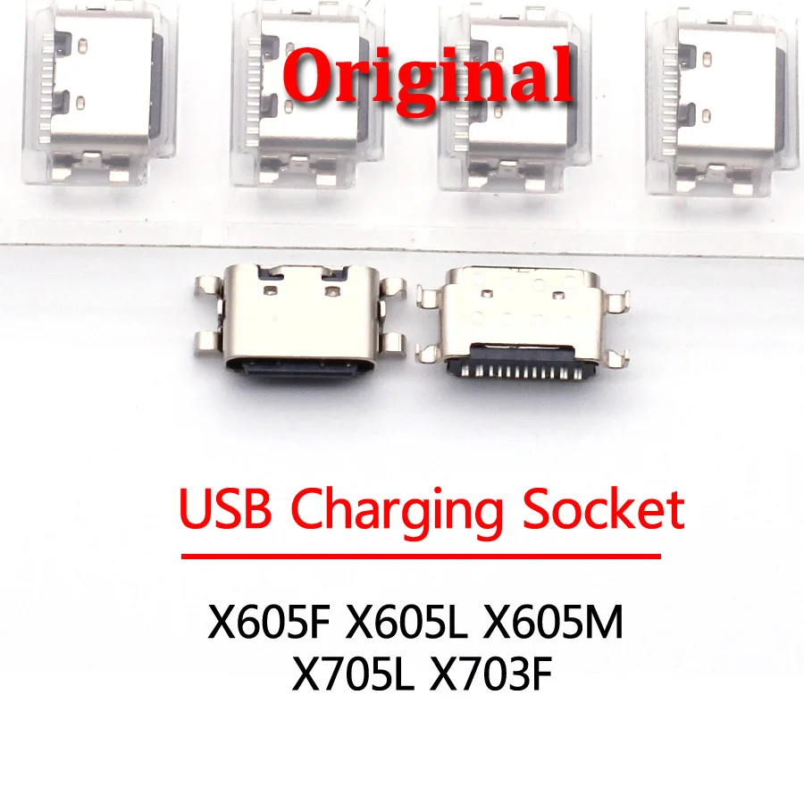 10ШТ Тип-C USB Разъем Для Зарядки Разъем Порт Для Lenovo S5 K520 Планшет Tab M10 10,1 Дюймов TB-X605F N M X605FC/LC